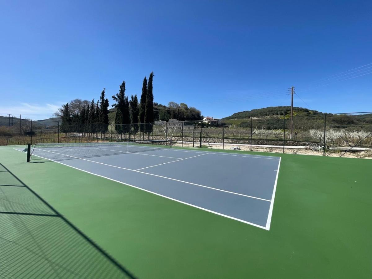 Villa Mantilari Wine Estate 7 Apartments 2 Private Pools 1 Heated Tennis Court Fitness Center Archanes Exterior photo